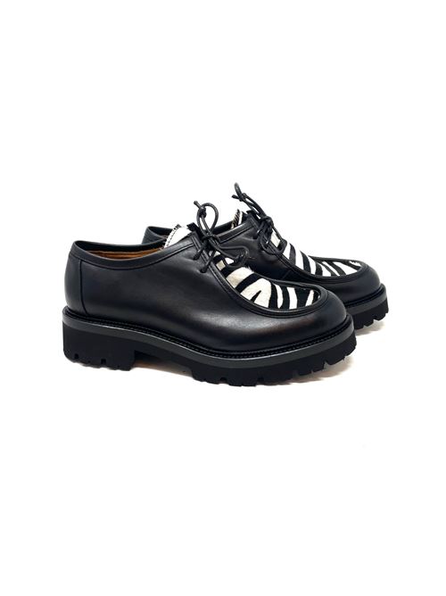 Ingegnere zebrato IL LACCIO | 3225VITELLOZEBRA/NERO